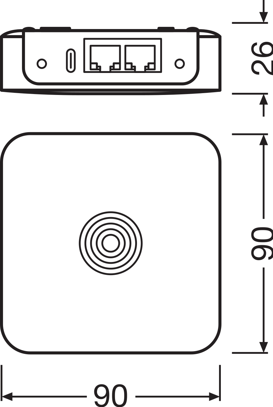 Componente del sistema di controllo LED Ledvance modulo di illuminazione smart Zigbee per un'integrazione senza soluzione di continuità