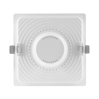 Ledvance LED Downlight Slim Quadrato 6W 4000K Incasso Soffitto Bianco IP20 430 lumen 118x118mm