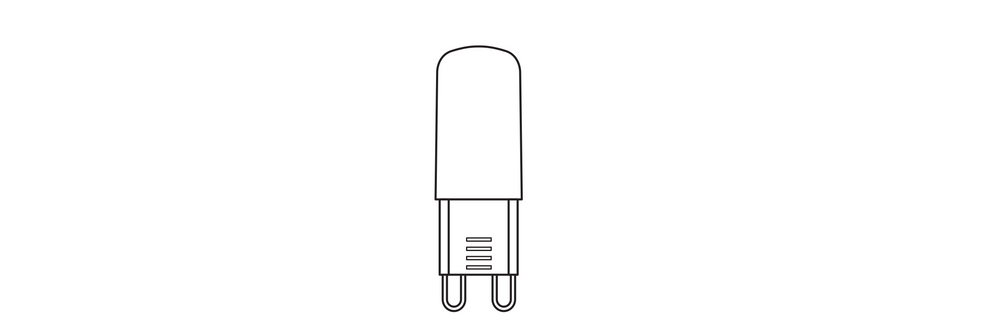 Lampadina a spillo Ledvance LED G9 2.6W 4000K Trasparente 320 lumen 220-240V 300° Non Dimmerabile Bianco Freddo