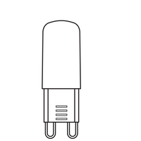 Lampadina a spillo Ledvance LED G9 2.6W 4000K Trasparente 320 lumen 220-240V 300° Non Dimmerabile Bianco Freddo