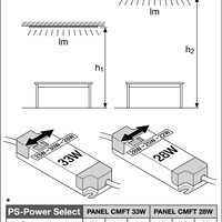 Ledvance Pannello LED Comfort 28W 4000K Alluminio Bianco, illuminazione da soffitto slim per uffici e abitazioni