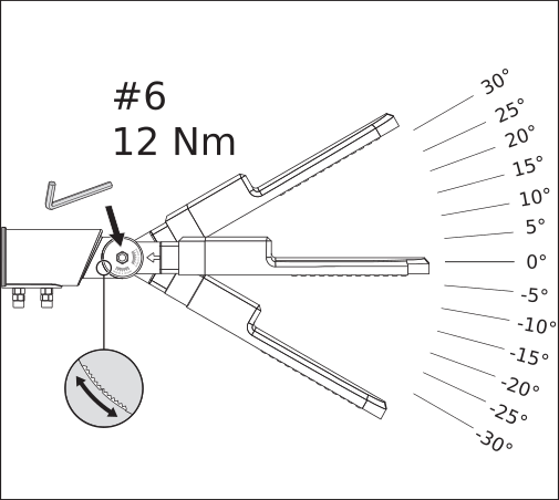 Ledvance LED streetlight 30W 6500K 4050 lumens IP66 IK08 Gray, aluminum body, pole mount outdoor lighting