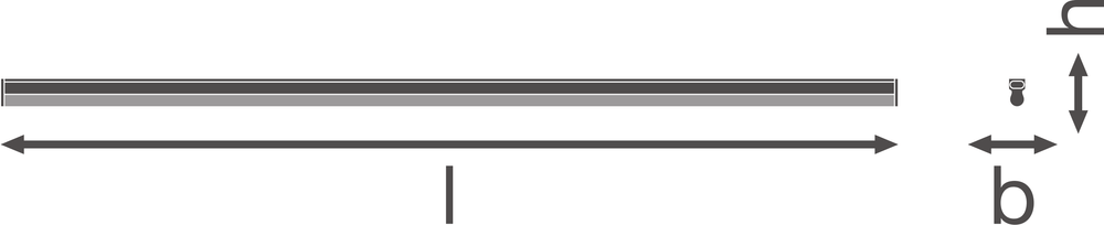 Ledvance LINEAR Compact High Output Lampada LED da superficie 20W 3000K 2000 lumen Bianco IP20 1173mm