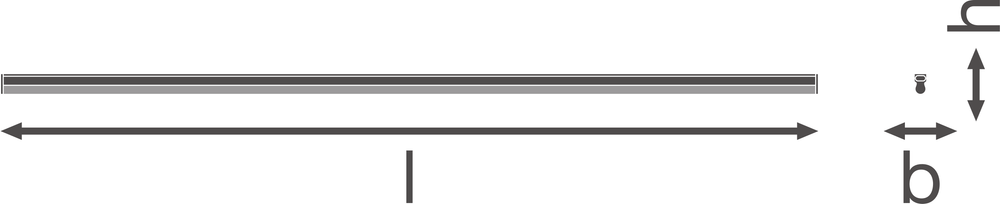 Ledvance LINEAR COMPACT HIGH OUTPUT LED surface light 25W 3000K 2500 lumens 1473mm White IP20