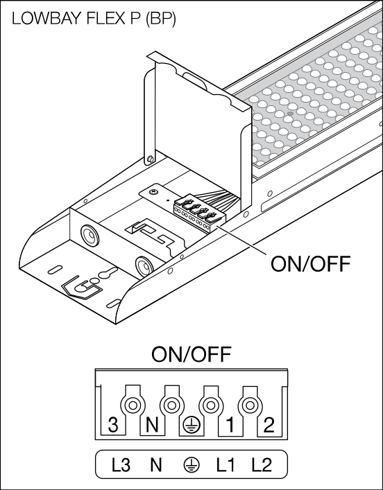 Ledvance LOW BAY FLEX 1500 P LED 73W 11600 lumens 4000K high efficiency industrial lighting