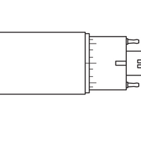 Lampada retrofit Ledvance OSRAM DULUX LED G24Q-2 7W 4000K bianco freddo, 770 lumen, IP20, 220-240V, base ruotabile
