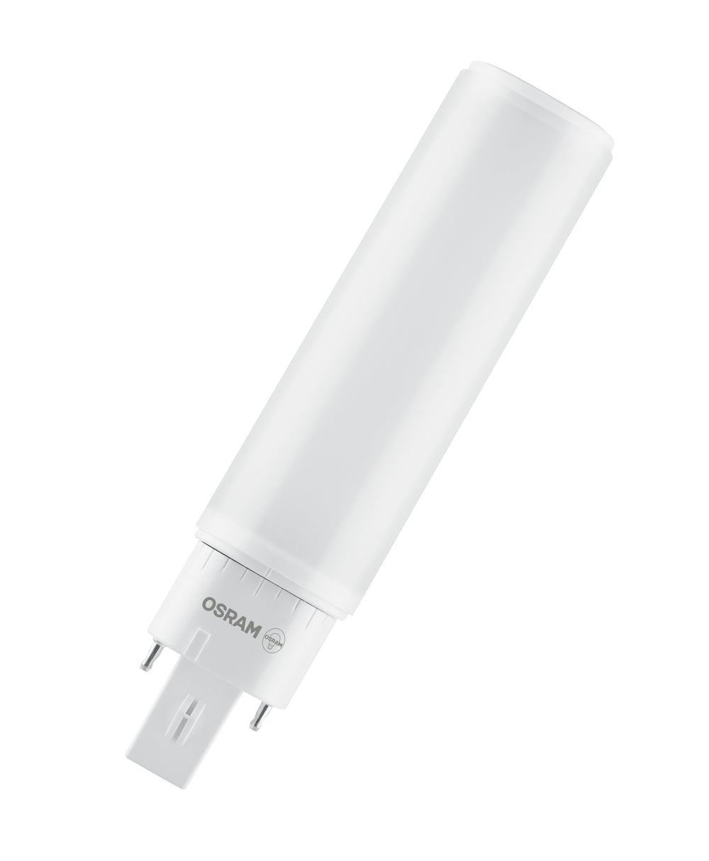 Lampada retrofit Ledvance OSRAM DULUX LED G24Q-2 7W 4000K bianco freddo, 770 lumen, IP20, 220-240V, base ruotabile