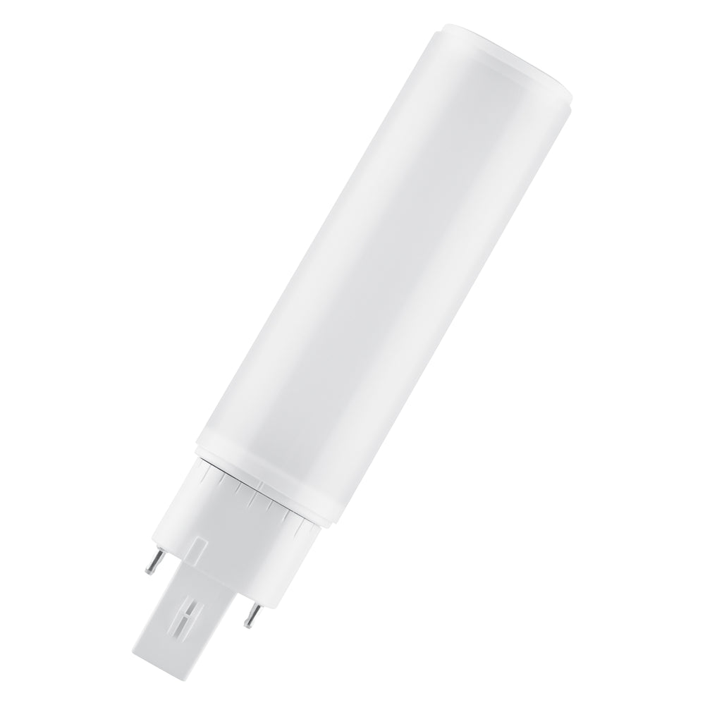 Lampada retrofit Ledvance OSRAM DULUX LED G24Q-2 7W 4000K bianco freddo, 770 lumen, IP20, 220-240V, base ruotabile