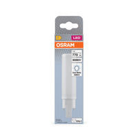 Lampada retrofit Ledvance OSRAM DULUX LED G24Q-2 7W 4000K bianco freddo, 770 lumen, IP20, 220-240V, base ruotabile