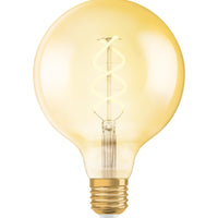 Ledvance Vintage 1906 LED Globo Classico E27 4W 2000K Vetro Dorato 300 lumen IP20 Luce Calda Confortevole