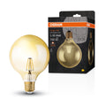 Ledvance Vintage 1906 LED Globo 6.5W E27 2400K Lampadina in Vetro Dorato 720 lumen 220-240V IP20 124mm