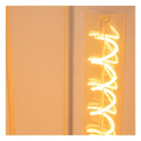Lampada da terra LED Lucide CORINA, 3xE27, dimmerabile, paralume in tessuto regolabile, illuminazione da interno crema 185cm