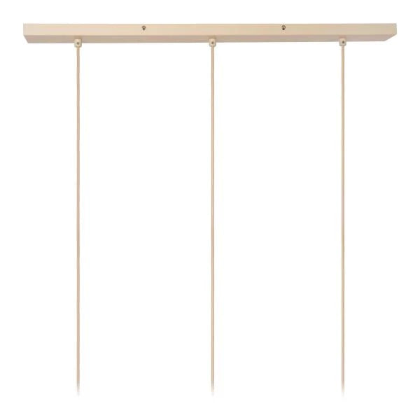 Lampada da terra LED Lucide CORINA, 3xE27, dimmerabile, paralume in tessuto regolabile, illuminazione da interno crema 185cm