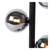 Lucide tycho ceiling light Ø25cm 4xG9 black with 220-240V input