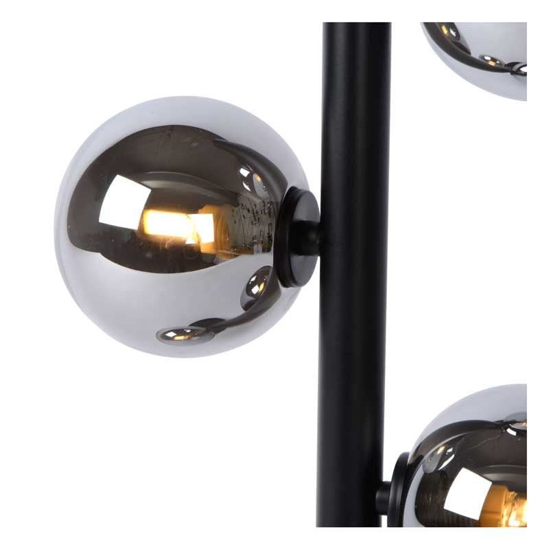Lucide tycho ceiling light Ø25cm 4xG9 black with 220-240V input