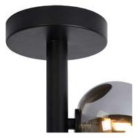 Lucide tycho ceiling light Ø25cm 4xG9 black with 220-240V input