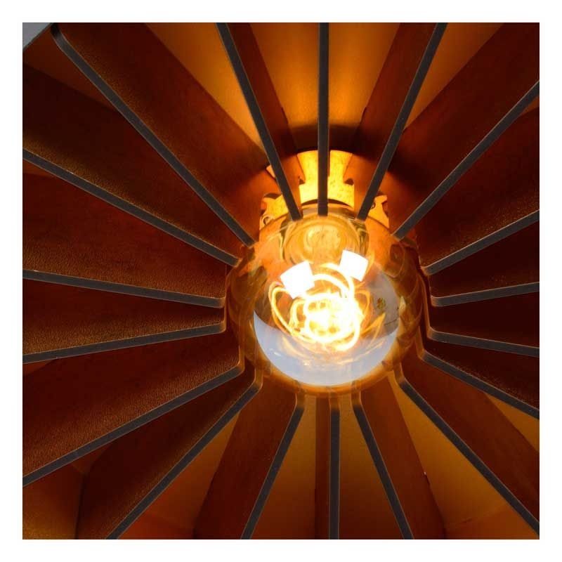 Lucide ZIDANE lampada da soffitto LED Nero Ø40cm 1xE27 IP20 moderna struttura in metallo