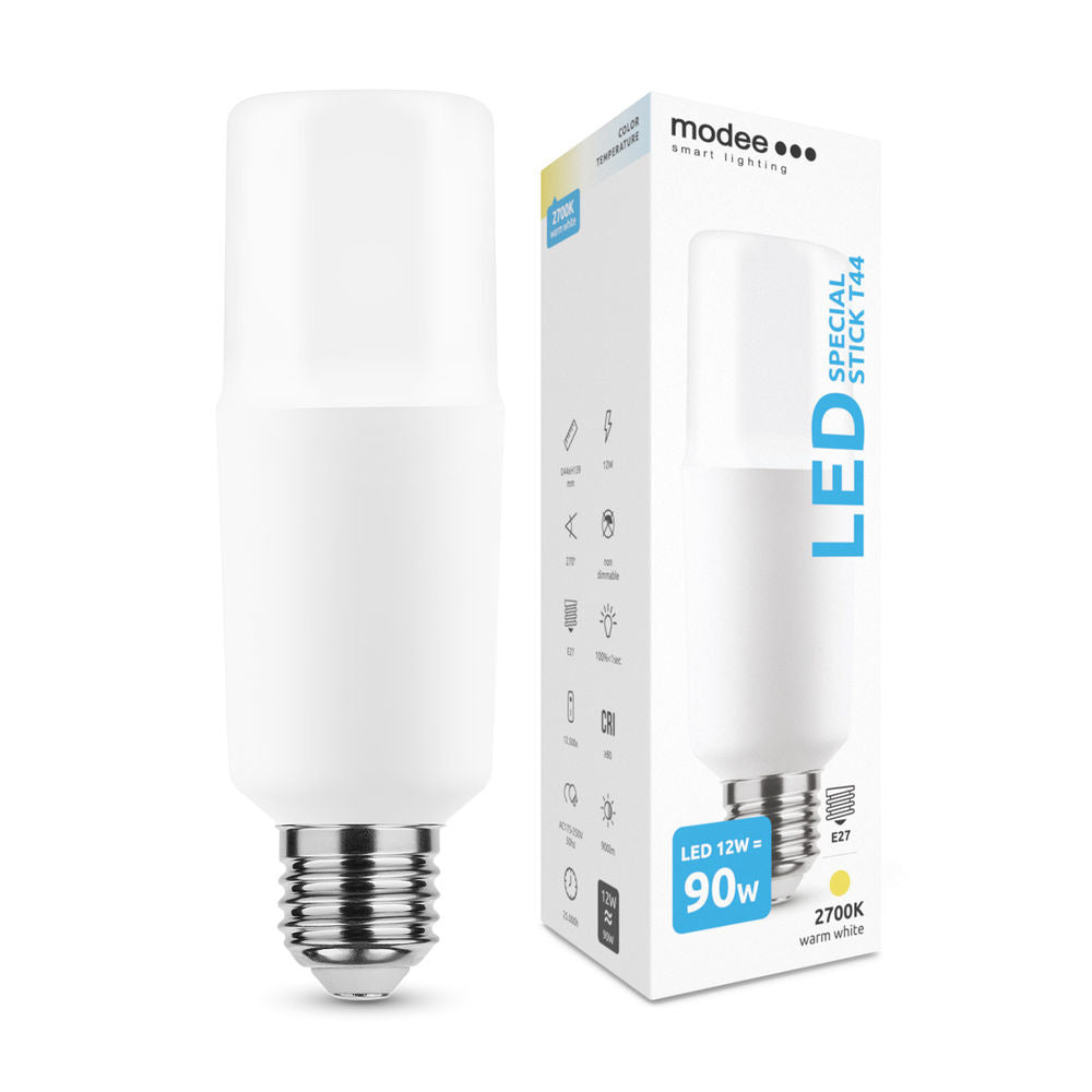 Lampada LED Tsong E27 10.5W 3000K bianco caldo, IP20, CRI 80, CE RoHS, senza sfarfallio, 220-240V, garanzia 5 anni
