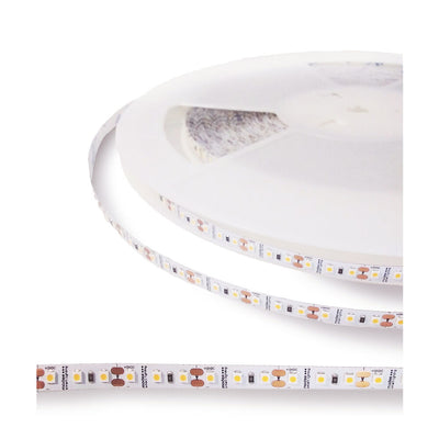 Striscia LED Tsong 5m 12V 9.6W 120 LED/m 4000K bianco brillante IP20 CRI 80 CE RoHS garanzia 5 anni