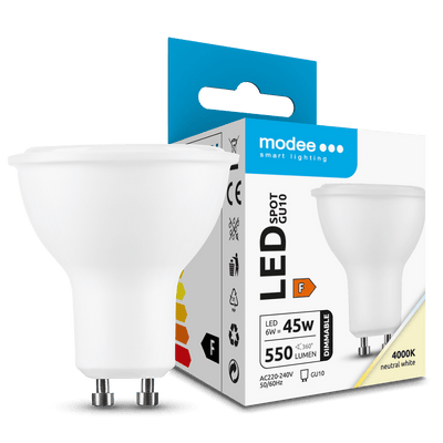 Modee LED spot GU10 6W 4000K dimmable light 1521 lumen