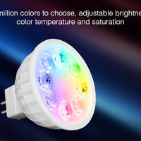 Miboxer LED Spot MR16 4W RGB+CCT, RF 2.4 GHz, lampada dimmerabile retrofit per il tuo sistema di illuminazione smart