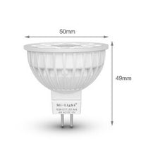 Miboxer LED Spot MR16 4W RGB+CCT, RF 2.4 GHz, lampada dimmerabile retrofit per il tuo sistema di illuminazione smart