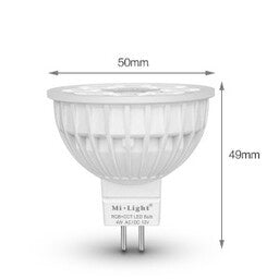Miboxer LED Spot MR16 4W RGB+CCT, RF 2.4 GHz, lampada dimmerabile retrofit per il tuo sistema di illuminazione smart