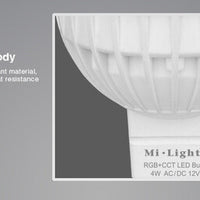 Miboxer LED Spot MR16 4W RGB+CCT, RF 2.4 GHz, lampada dimmerabile retrofit per il tuo sistema di illuminazione smart
