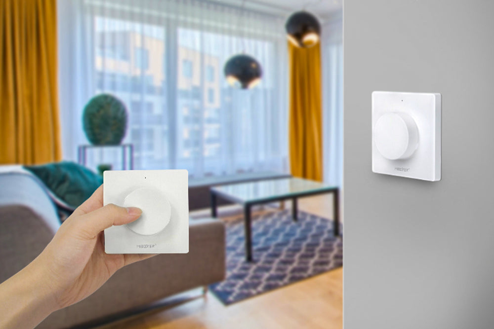 Tsong LED dimmer da parete wireless CCT Nero, IP20, 220-240V, certificato CE RoHS