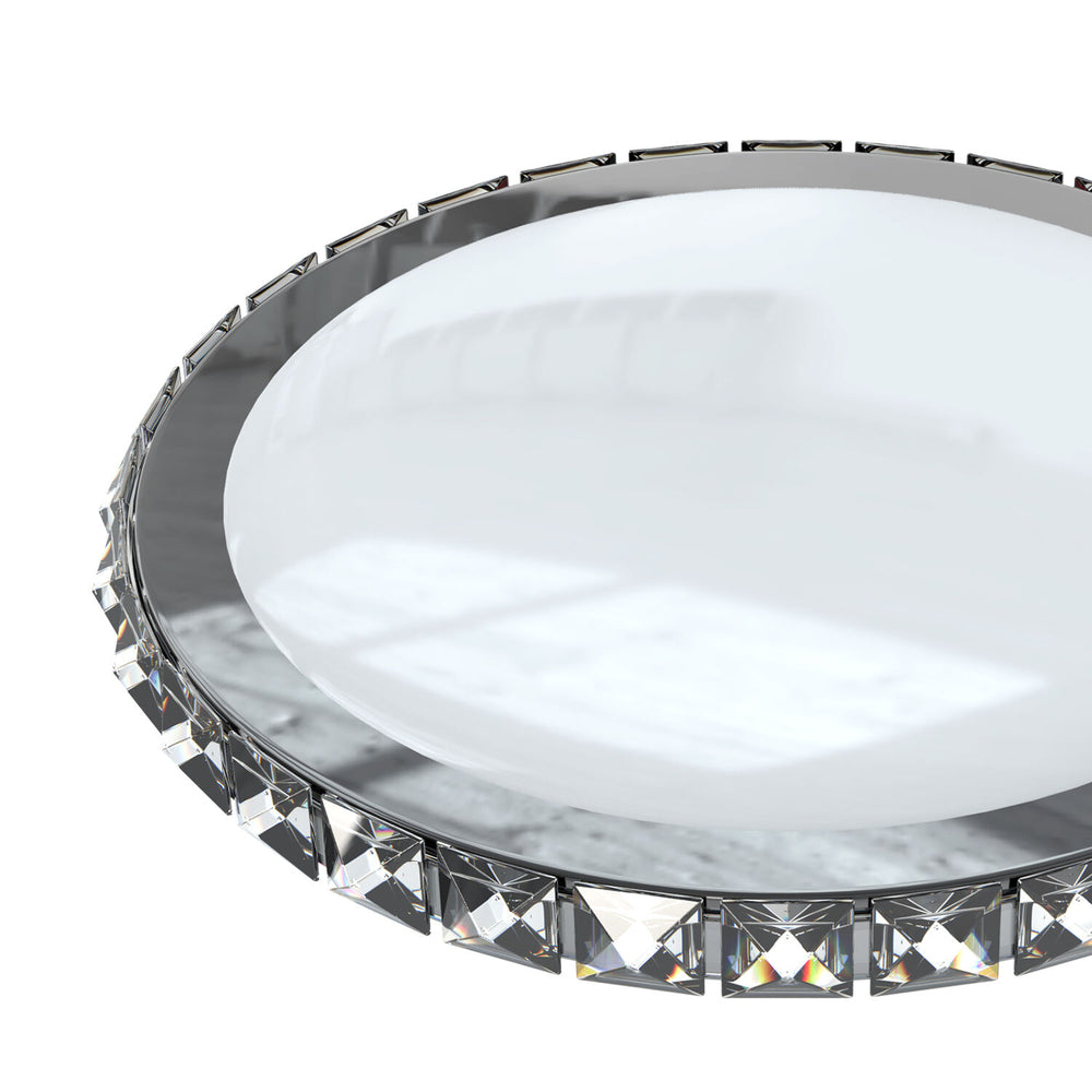 Lampada LED da soffitto Modee 96W 3CCT dimmerabile 9120 lumen Ø510mm alluminio-plastica IP20 vetro satinato
