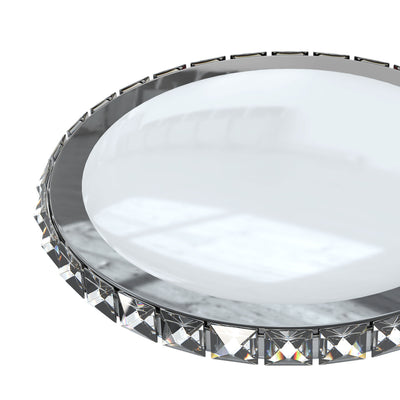 Modee ceiling LED lamp 96W 3CCT dimmable 9120 lumens Ø510mm aluminium-plastic IP20 frosted glass