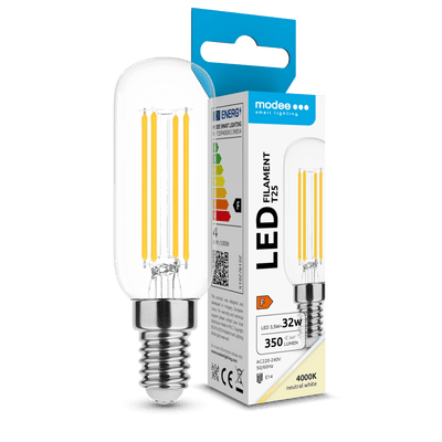 Modee Filament LED Tube T25 3.5W E14 4000K 350 lumens 360° Glass Bulb IP20 >80CRI