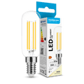 Modee Filamento LED Tubo T25 3.5W E14 4000K 350 lumen 360° Lampadina in Vetro IP20 >80CRI