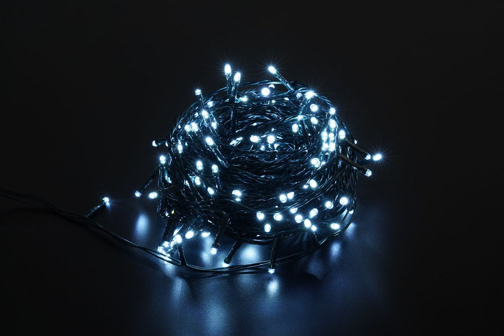 Modee LED Christmas String Light 100LED 10m Cold White 10000K IP44 with Adapter EU Plug