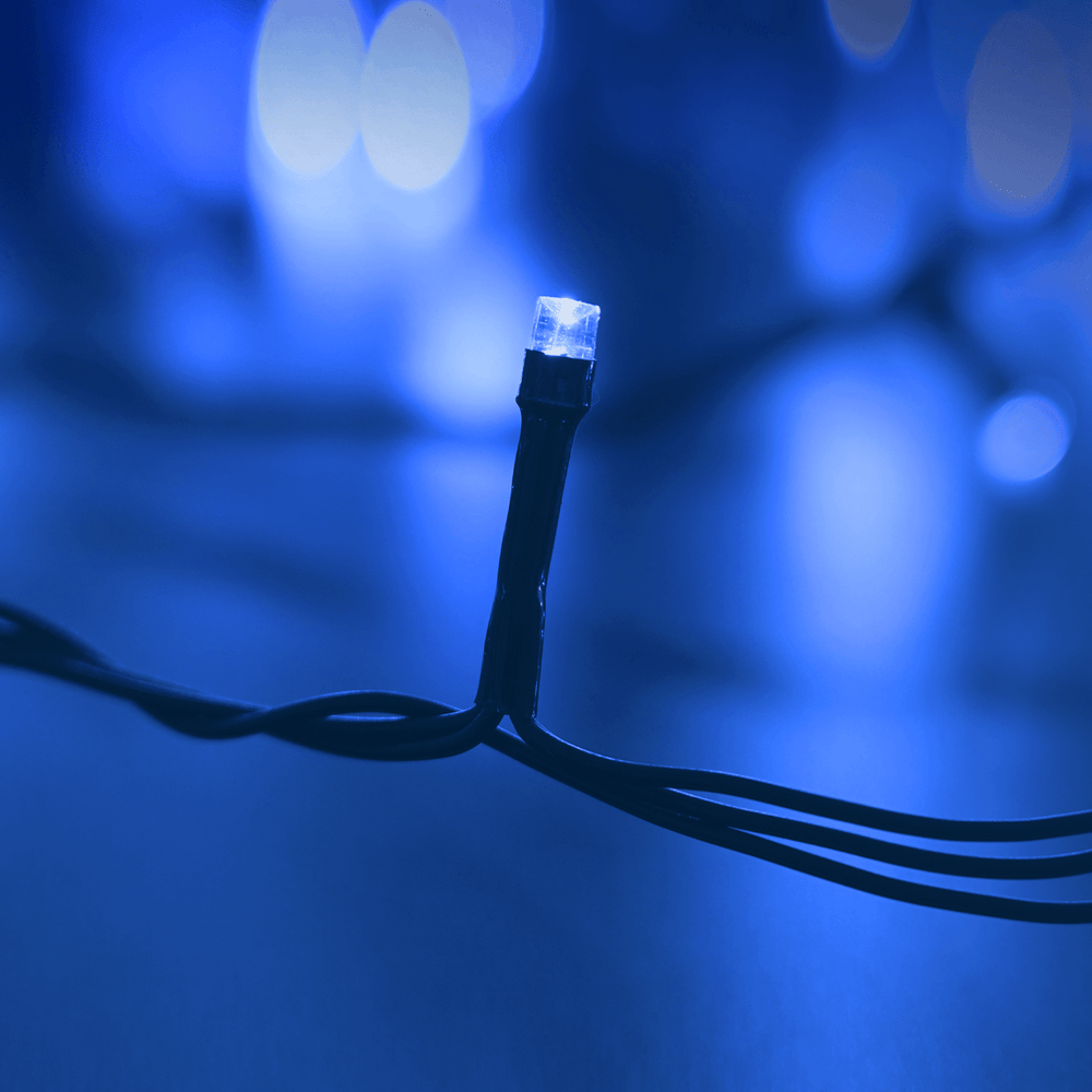 Modee LED Christmas String Light 100LED 10m Cold White 10000K IP44 with Adapter EU Plug