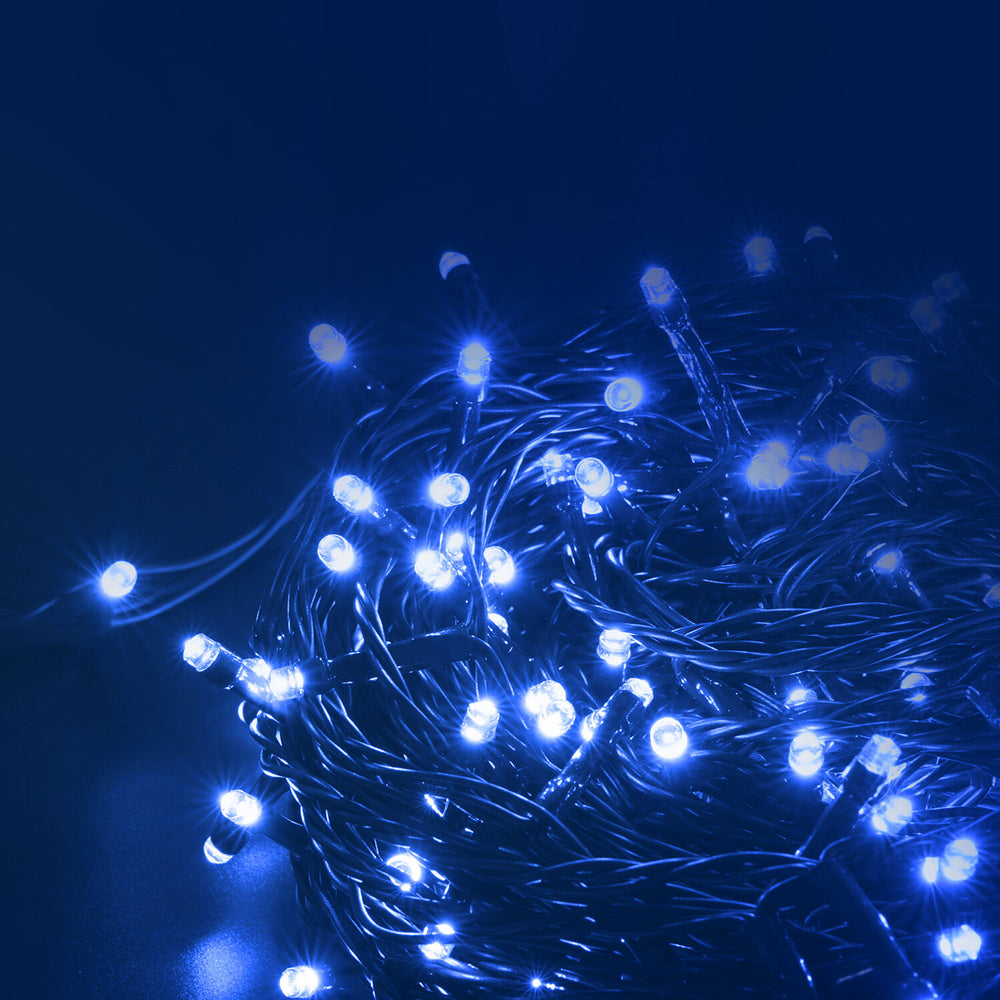 Modee LED Christmas string light 200LED 20m cold white 10000K IP44 with adapter for outdoor decorations