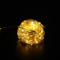 Modee LED Christmas String Light Copper Wire 100LED 10m Warm 3000K Battery Powered IP20 Indoor