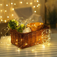 Modee LED Christmas String Light Copper Wire 100LED 10m Warm 3000K Battery Powered IP20 Indoor