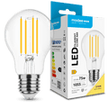 Lampadina Modee LED Filament A60 8W E27 2700K 1055 lumen 360° Non Dimmerabile Globo in Vetro