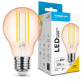 Modee LED Filament Ambra Globo A60 4W E27 1800K 360 lumen 320° Lampadina in Vetro IP20