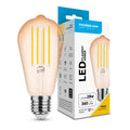 Modee Lampadina LED Filamento Ambra ST58 4W E27 1800K 360 lumen 320° Vetro 220-240V Non Dimmerabile