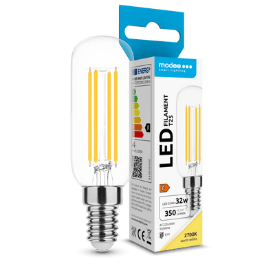 Modee LED Filament Bulb T25 3.5W E14 2700K 350 lumens 360° Glass Rod Non-Dimmable
