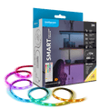 Modee LED Smart Strip 12W 3M IP20 con Telecomando, Sensore, RGB + 2700K 480 lumen per illuminazione flessibile