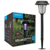 Modee LED Solar Stake Light 40cm with Mosquito Zapper, IP44 Outdoor Plastic Lamp 7800-11000K