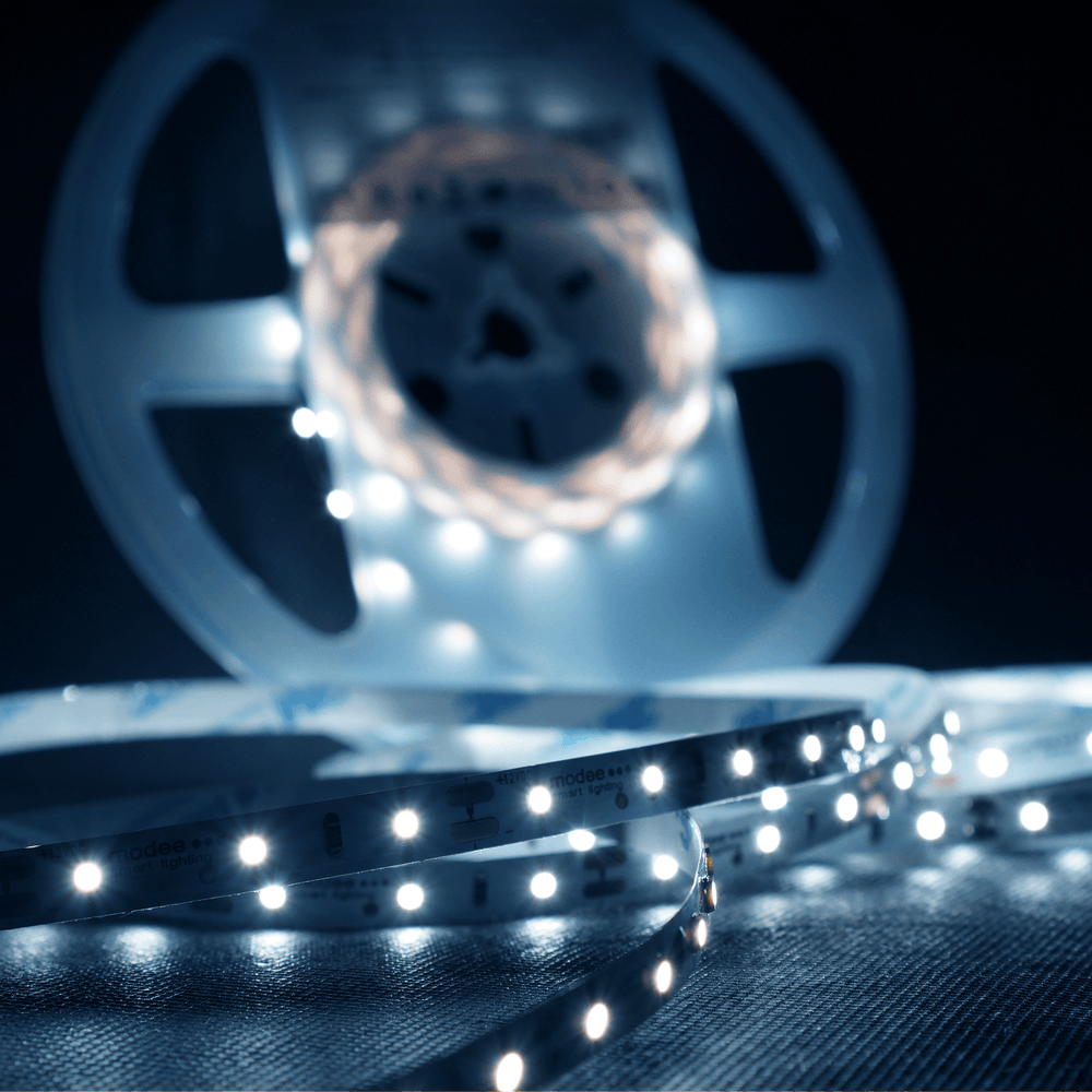 Modee LED strip silicone 12V 4.8W/m 60LED/m 540 lumens/m IP65 6000K CRI 90 5m roll