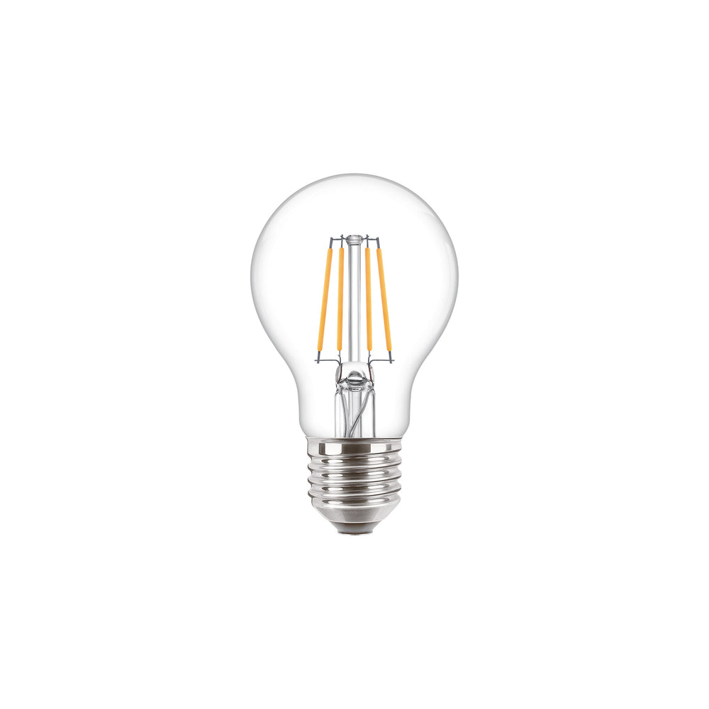 Lampadina Philips CorePro LED 4.3W equivalente 40W E27 A60 2700K trasparente 470 lumen non dimmerabile