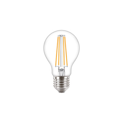 Lampadina Philips CorePro LED 7W equivalente a 60W E27 A60 2700K Bianco Caldo Trasparente 806 lumen non dimmerabile