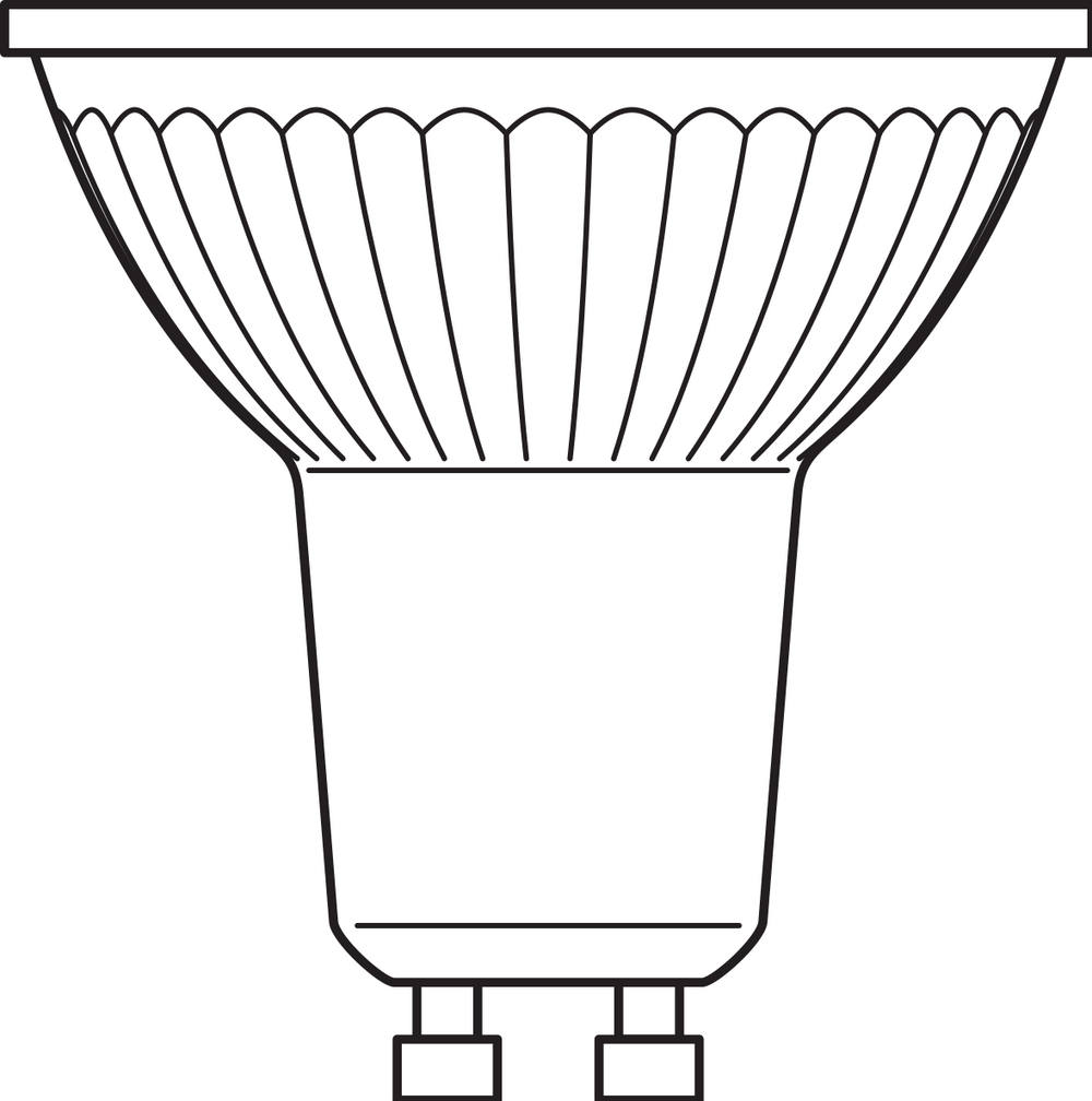 Faretto LED Performance GU10 PAR16 4.5W 350 lumen 2700K 36D dimmerabile sostituisce 50W