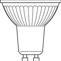 Performance LED Spot Riflettore GU10 PAR16 7.9W 2700K 650 lumen 120D dimmerabile alto CRI sostituisce 51W