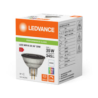 Faretto LED ad alte prestazioni GU5.3 MR16 5W 345 lumen 36D 4000K Bianco Freddo dimmerabile sostituisce 35W